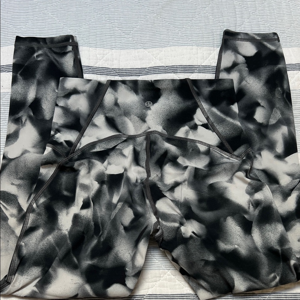 lululemon athletica Black and White Leggings